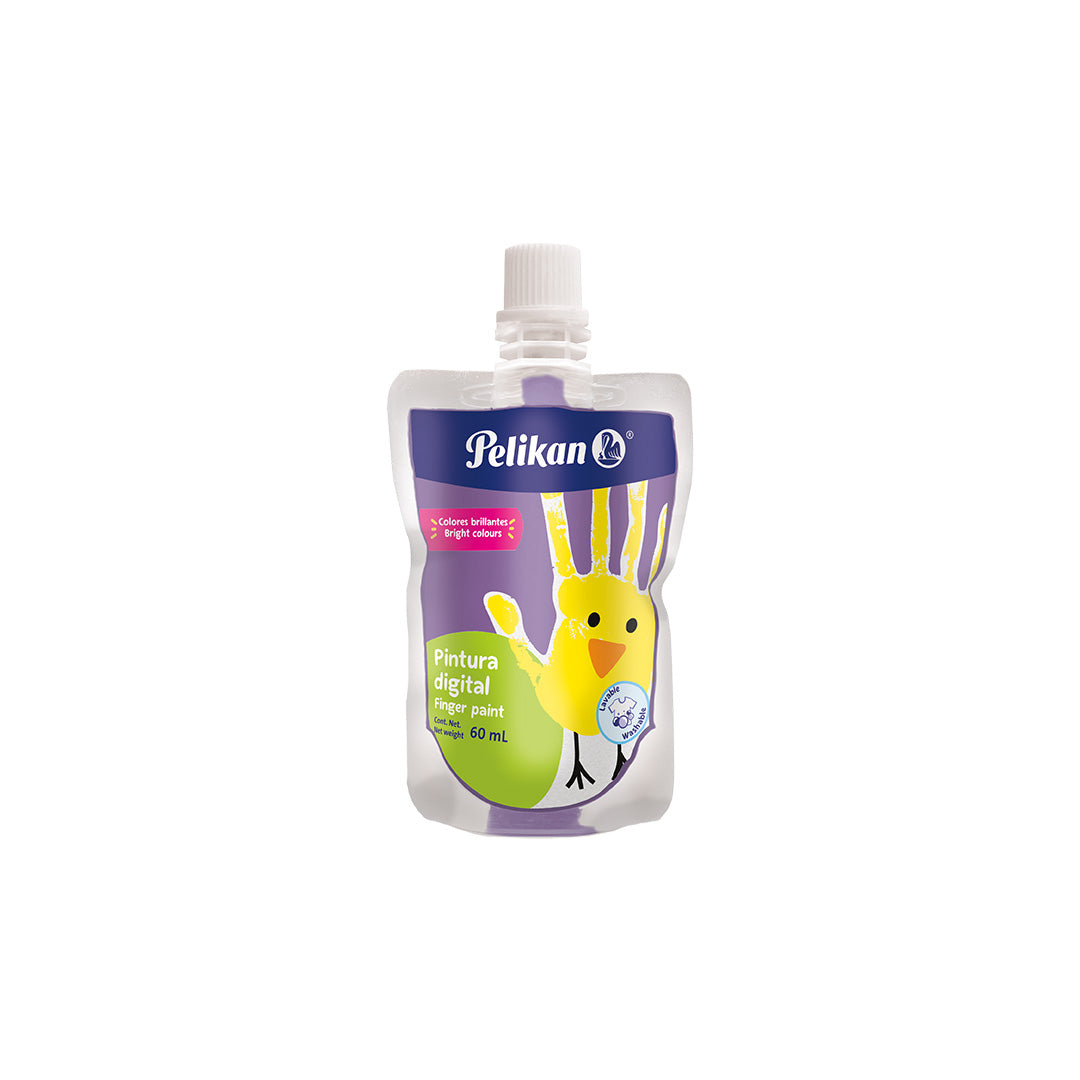 PINTURA P/DEDOS 60 ML VIOLETA FLEXIBLE
