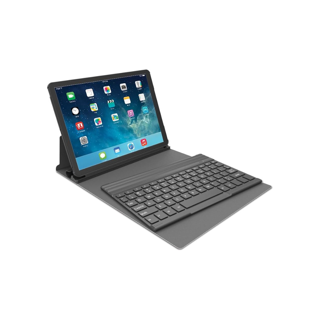 FUNDA Y TECLADO PARA IPAD AIR NEGRA