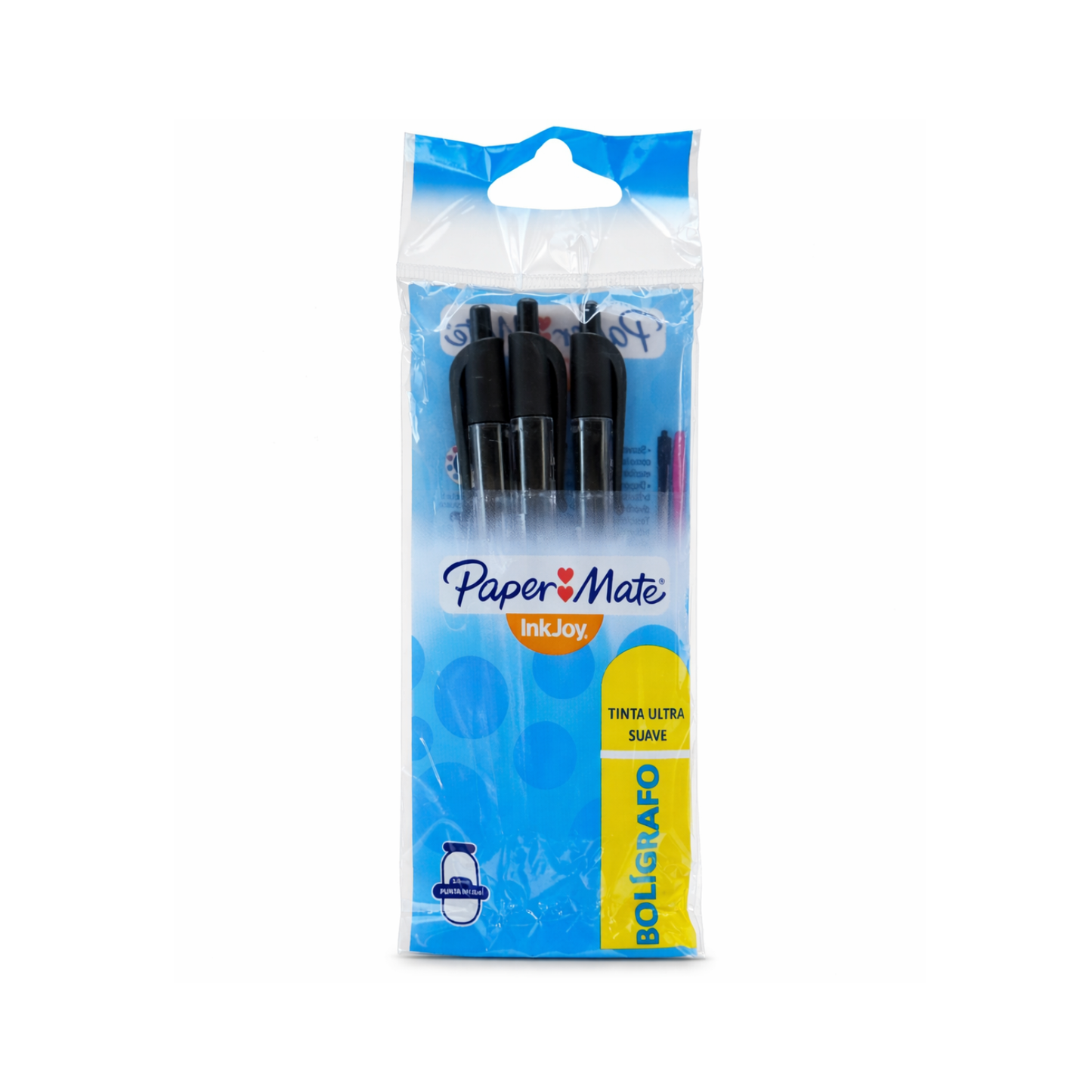 BOLIGRAFOS INKJOY 100 RT 3/1 NEGRO BL