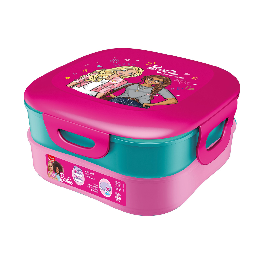 RECIPIENTE PARA COMIDA 2 COMPARTIMENTOS BARBIE