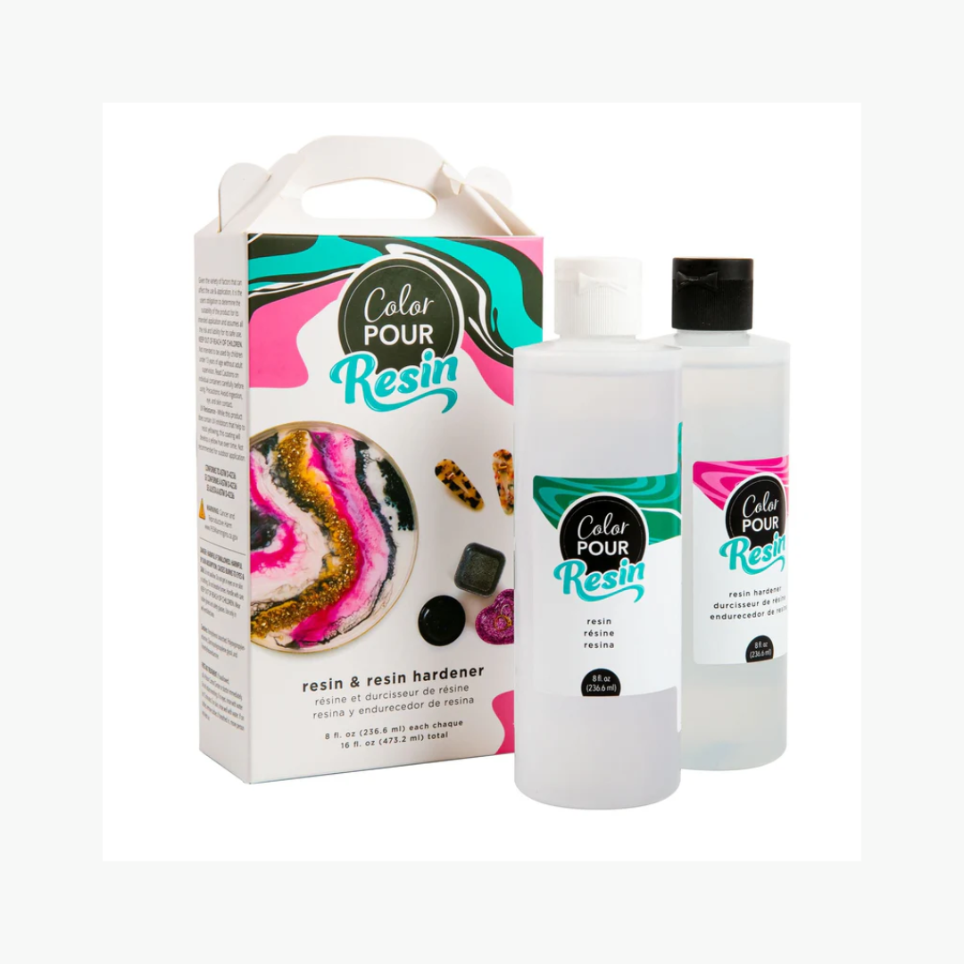 RESINA P/VERTER COLOR Y ENDURECEDOR 8 onza