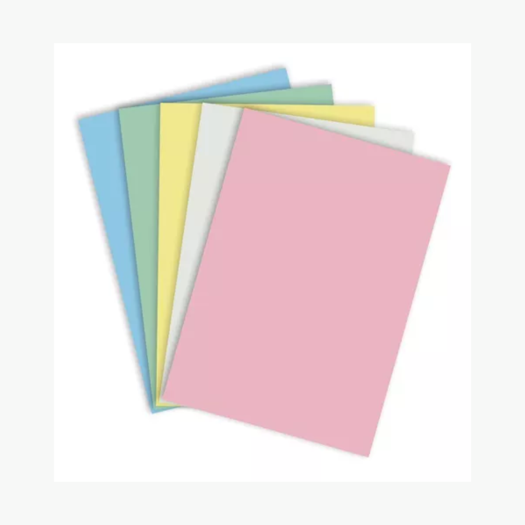 HOJAS P/CARPETAS (8.5 X 11) 100/1 PASTEL