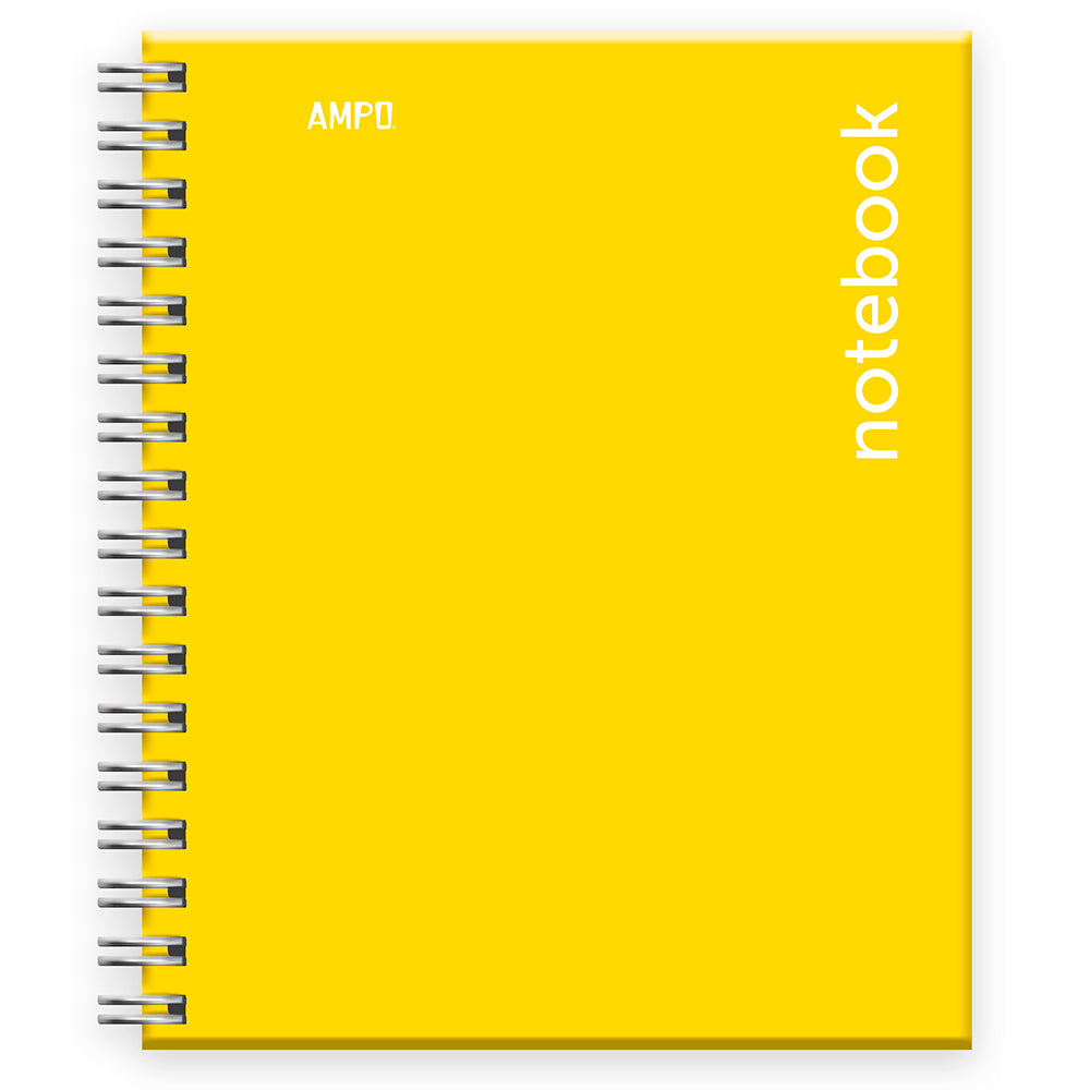 CUADERNO EN ESP. (8.5 X 6-3/4) TD 100H AMARILLO