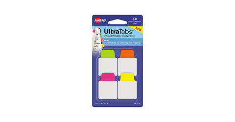 INDEX TABS COLORES NEON 40/1 BLISTER