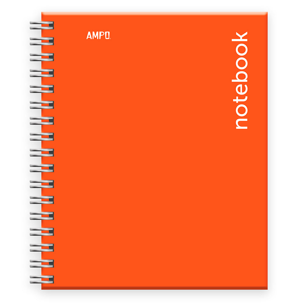 CUADERNO EN ESP. (8.5 X 6-3/4) TD 100H NARANJA