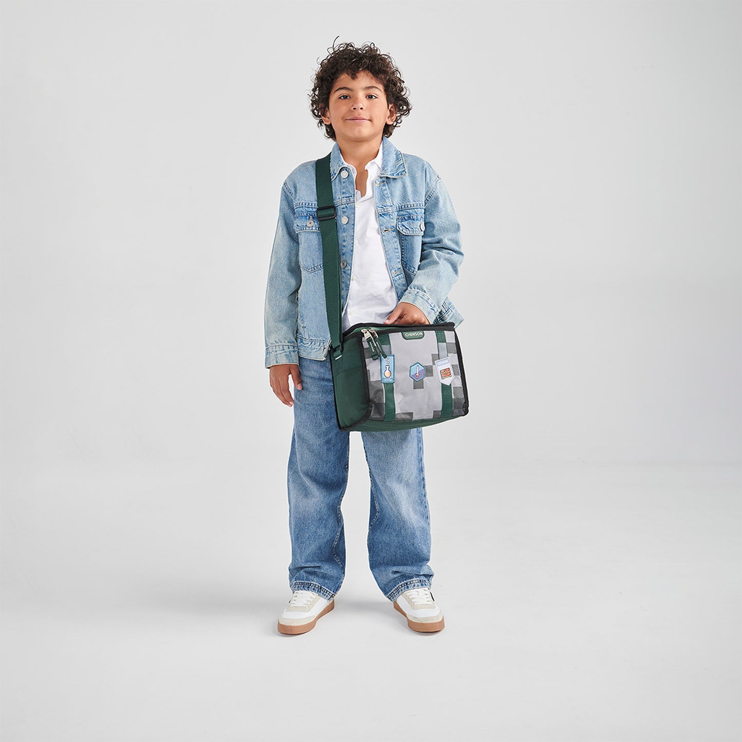 LONCHERA TERMICAS CHENSON ORIGINAL PIXELS VERDE O XXV