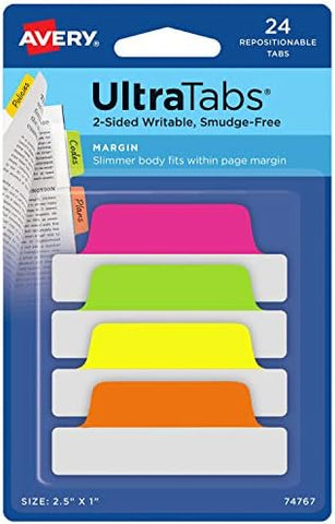 INDEX TABS COLORES NEON 24/1 BLISTER