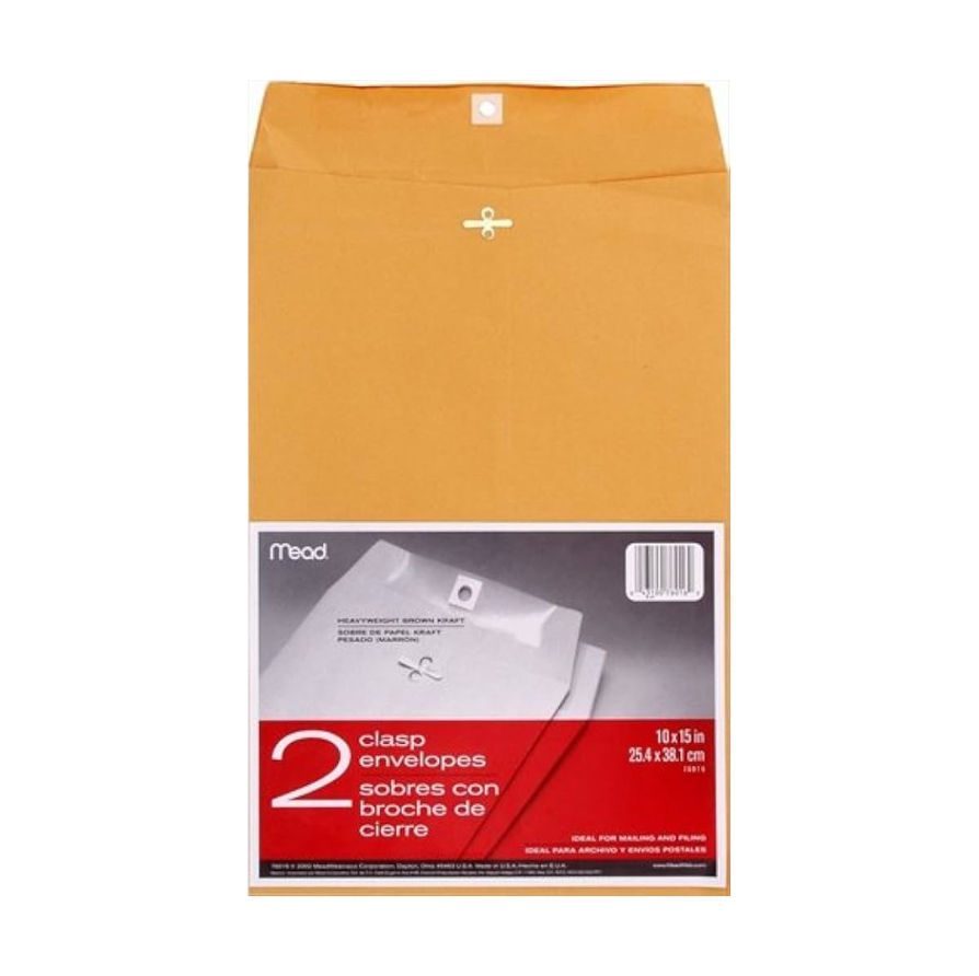 SOBRES MANILA (10 X 15) 2/1 C/BROCHE