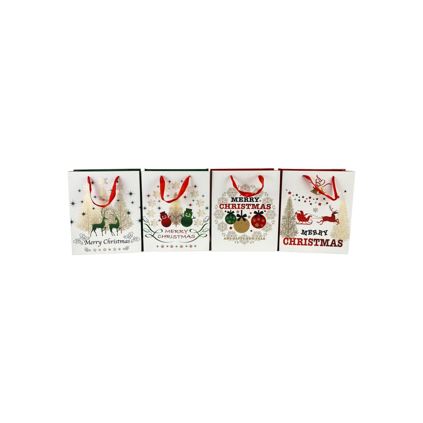 FUNDAS P/REGALO XMAS PLANE (26X32X10) NAVIDEÑA