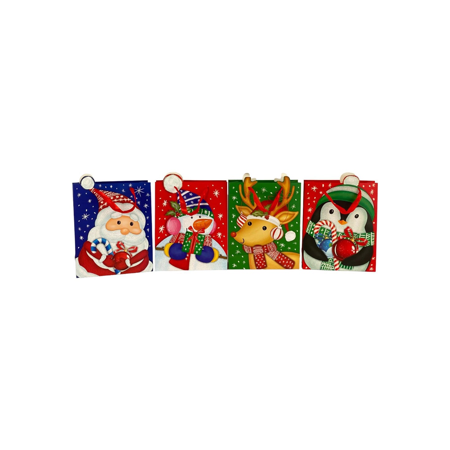 FUNDAS P/REGALO XMAS PLANE (26X32X10) NAVIDEÑA