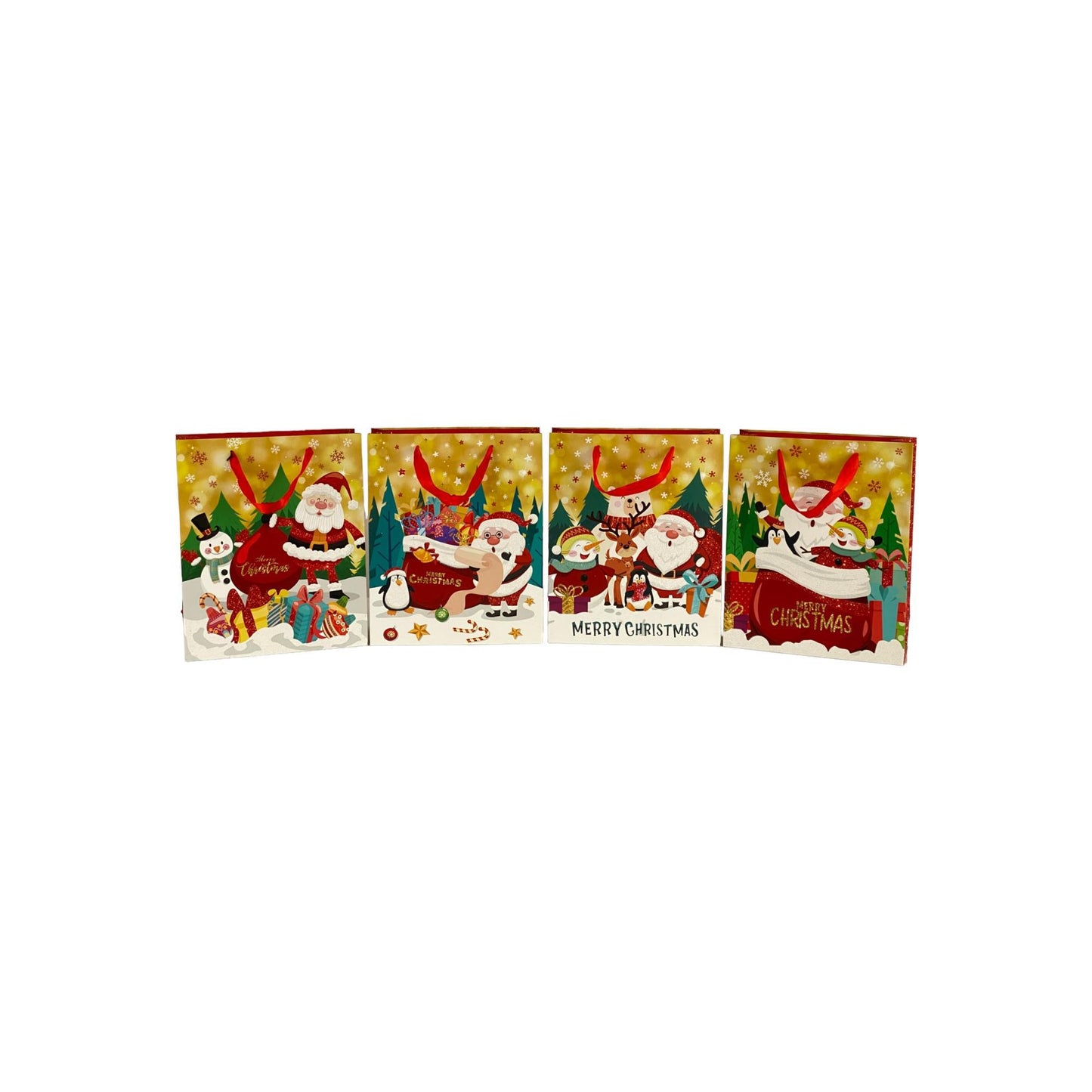 FUNDAS P/REGALO XMAS PLANE (26X32X10) NAVIDEÑA