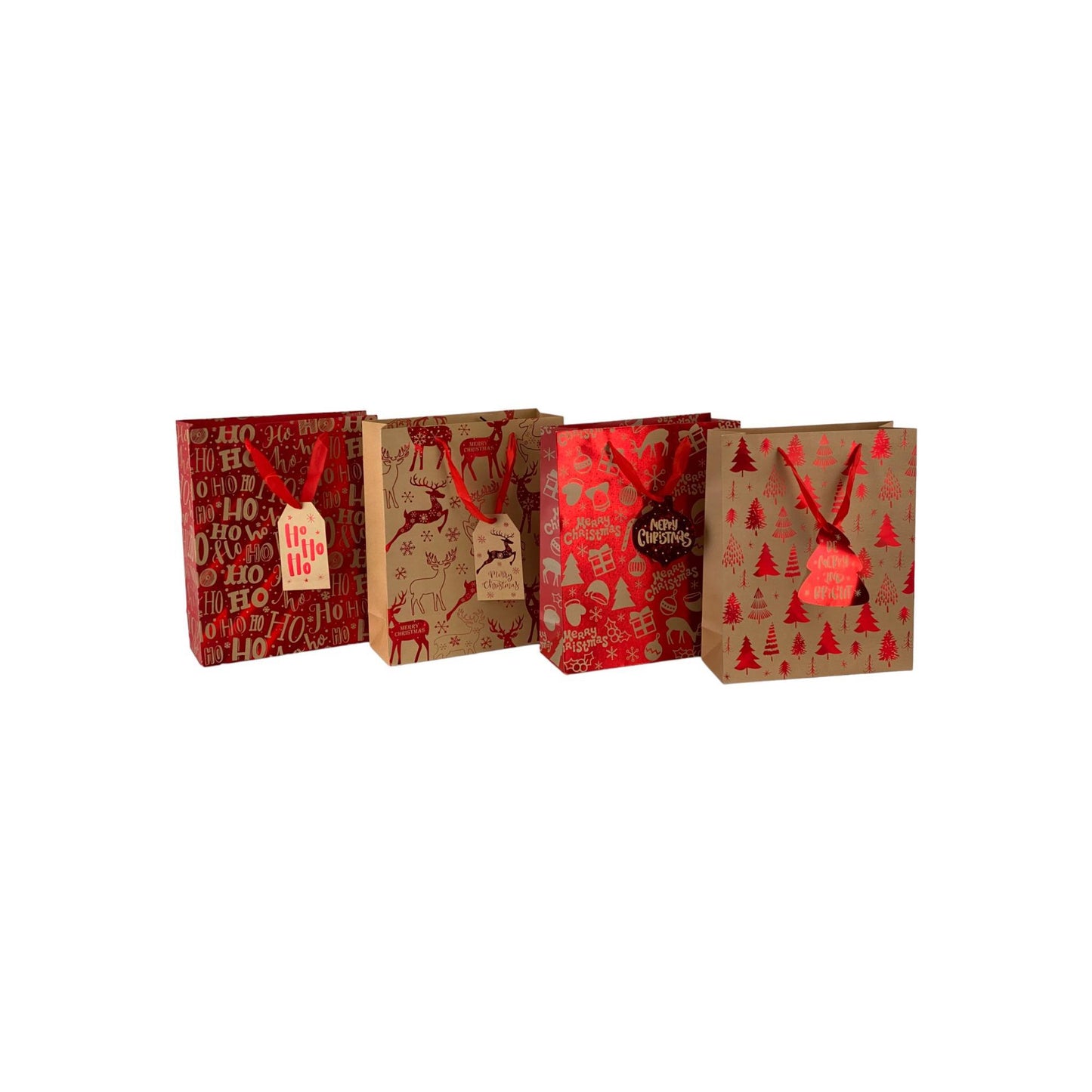 FUNDAS P/REGALO XMAS PLANE (26X32X10) NAVIDEÑA