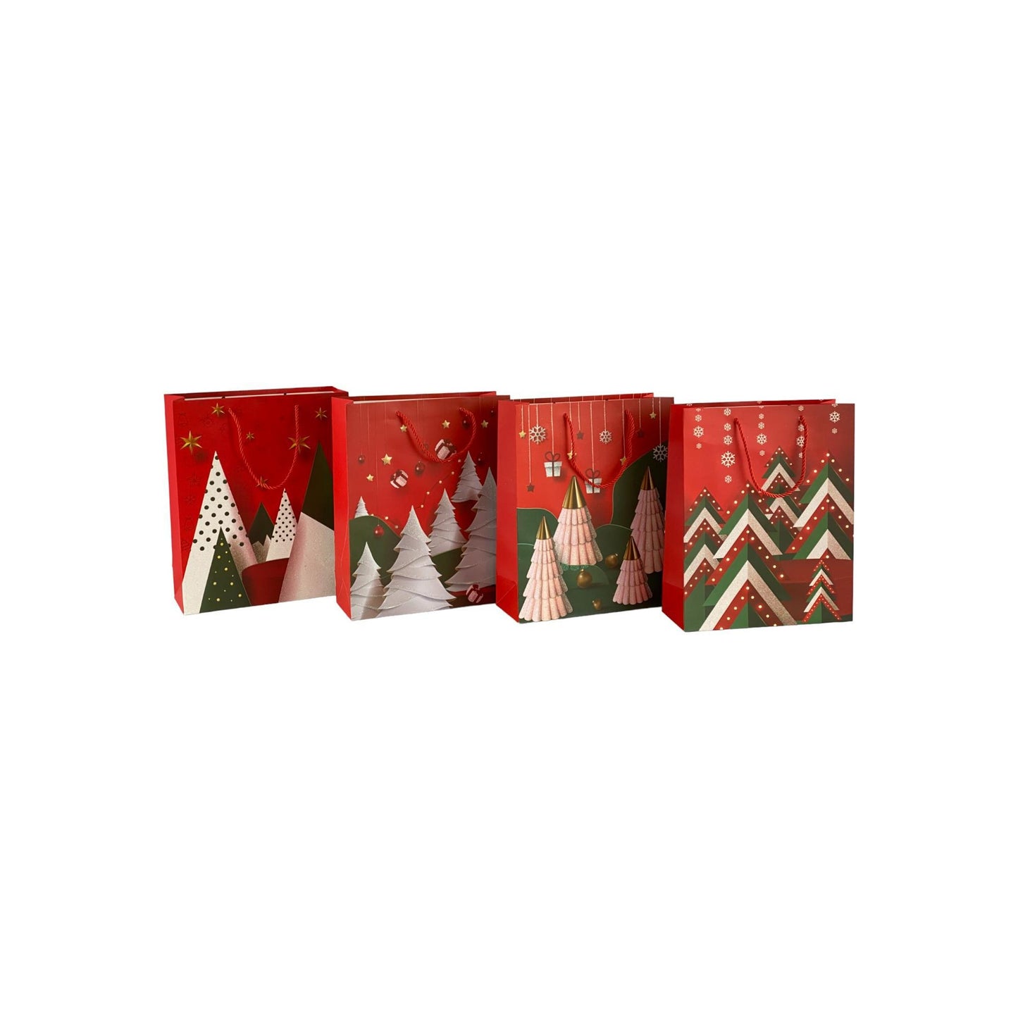 FUNDAS P/REGALO XMAS PLANE (26X32X10) NAVIDEÑA