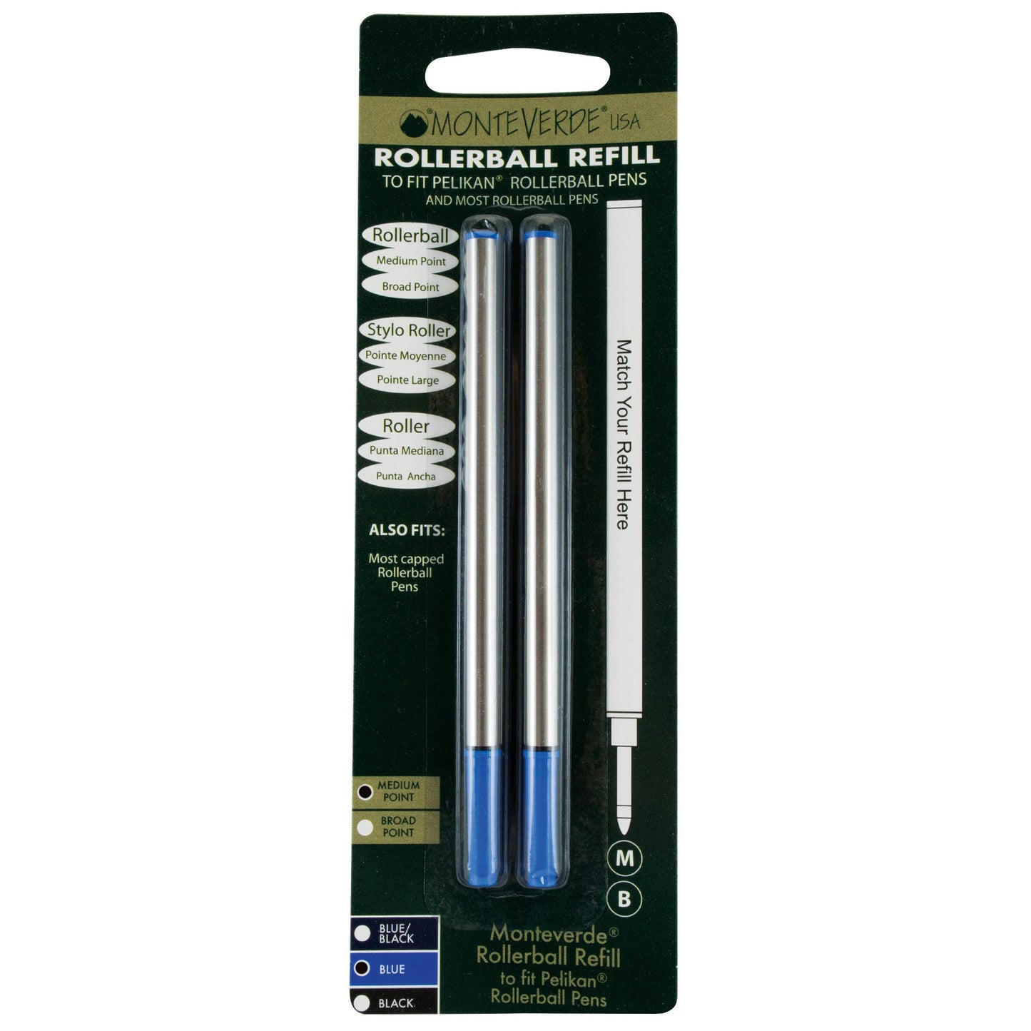 REPUESTOS P/BOLIGRAFOS Pelikan 2/1 AZUL BLISTER