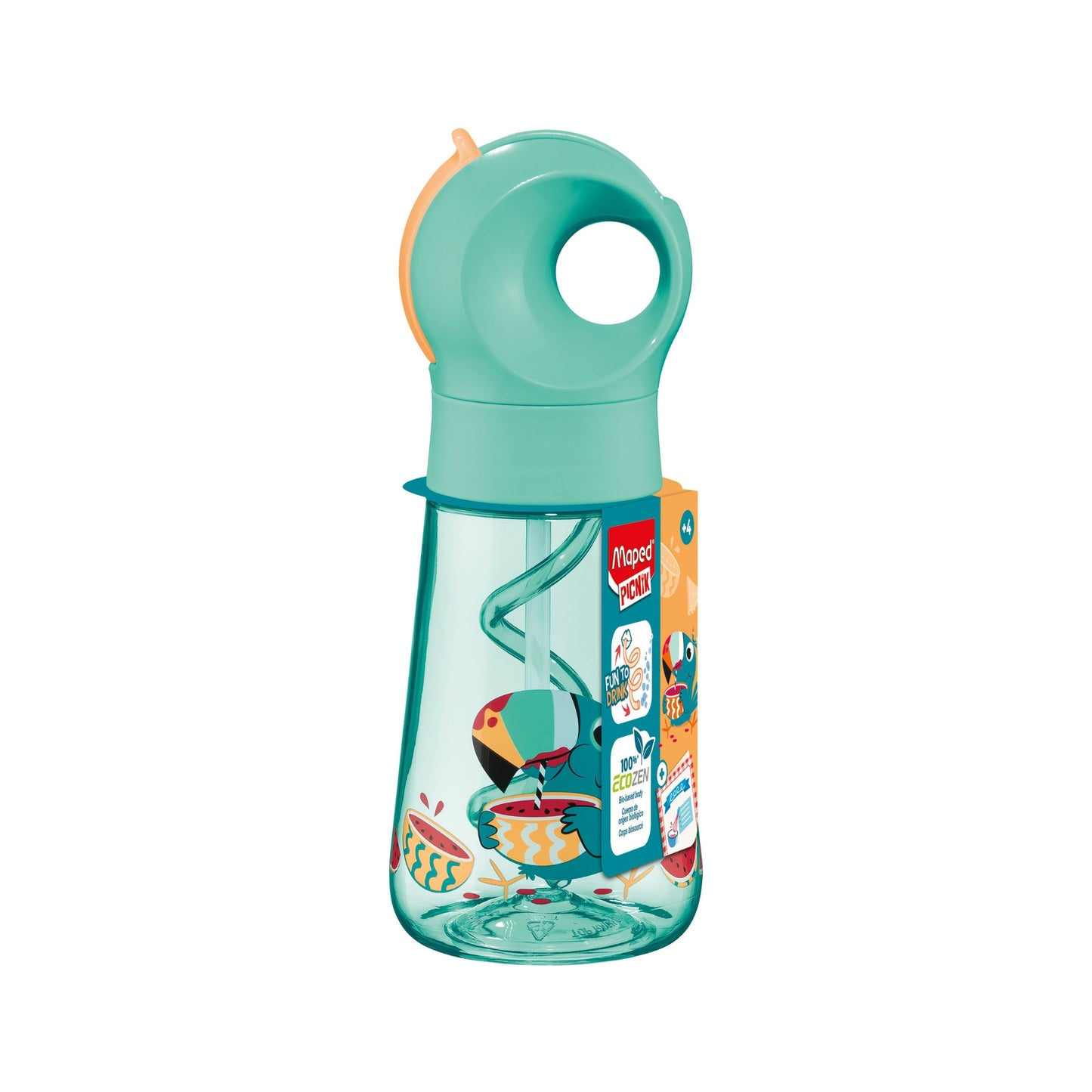 TERMOS P/LIQUIDO MINIZ ECOZEN 350ML TOUCAN