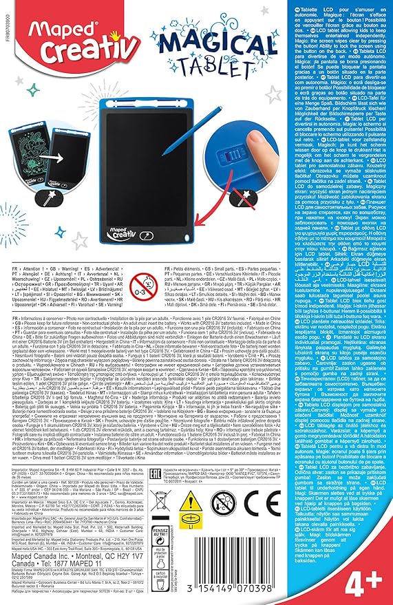 TABLERO DE DIBUJO MAGICO 8 PULG (PEQUENO)