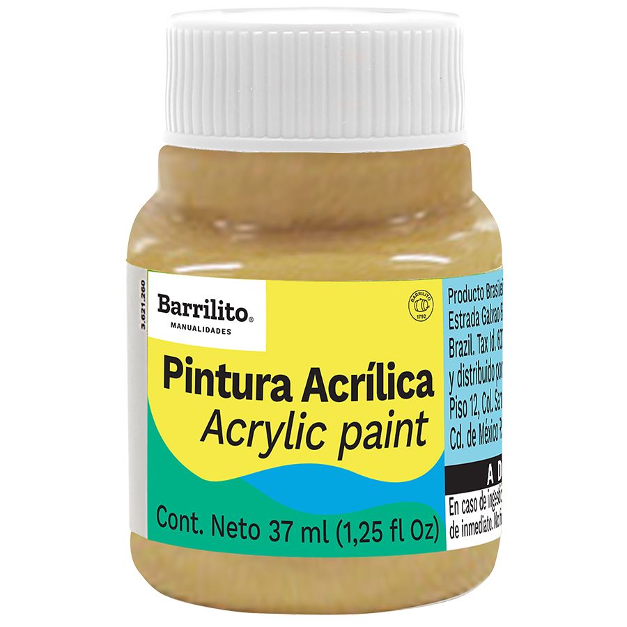 PINTURA ACRILICA METALICA 37 ML ORO VIEJO