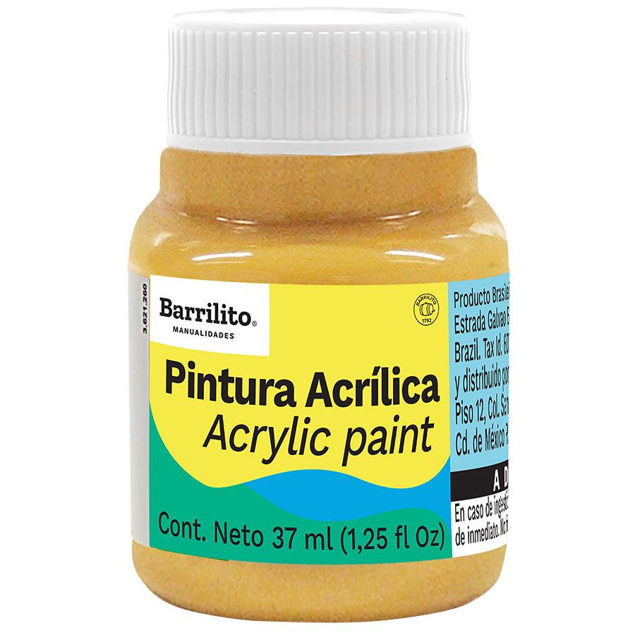 PINTURA ACRILICA METALICA 37 ML ORO