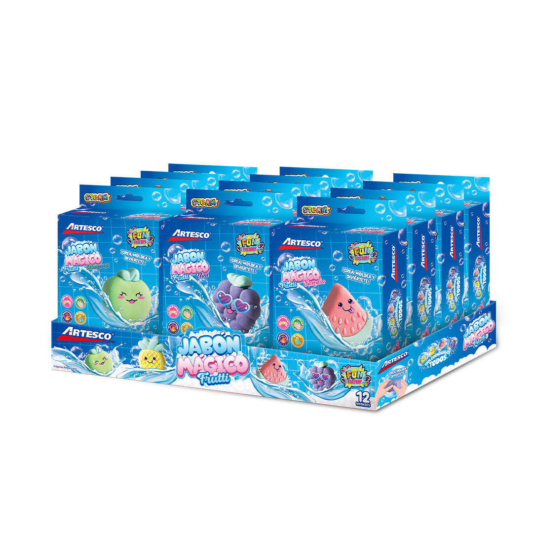 SET JABON MAGICO FRUTTI 12/1