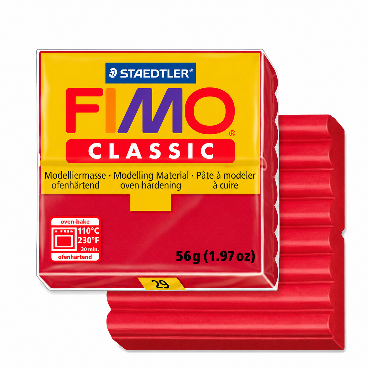 MASILLAS P/HORNO FIMO ROJO 56G