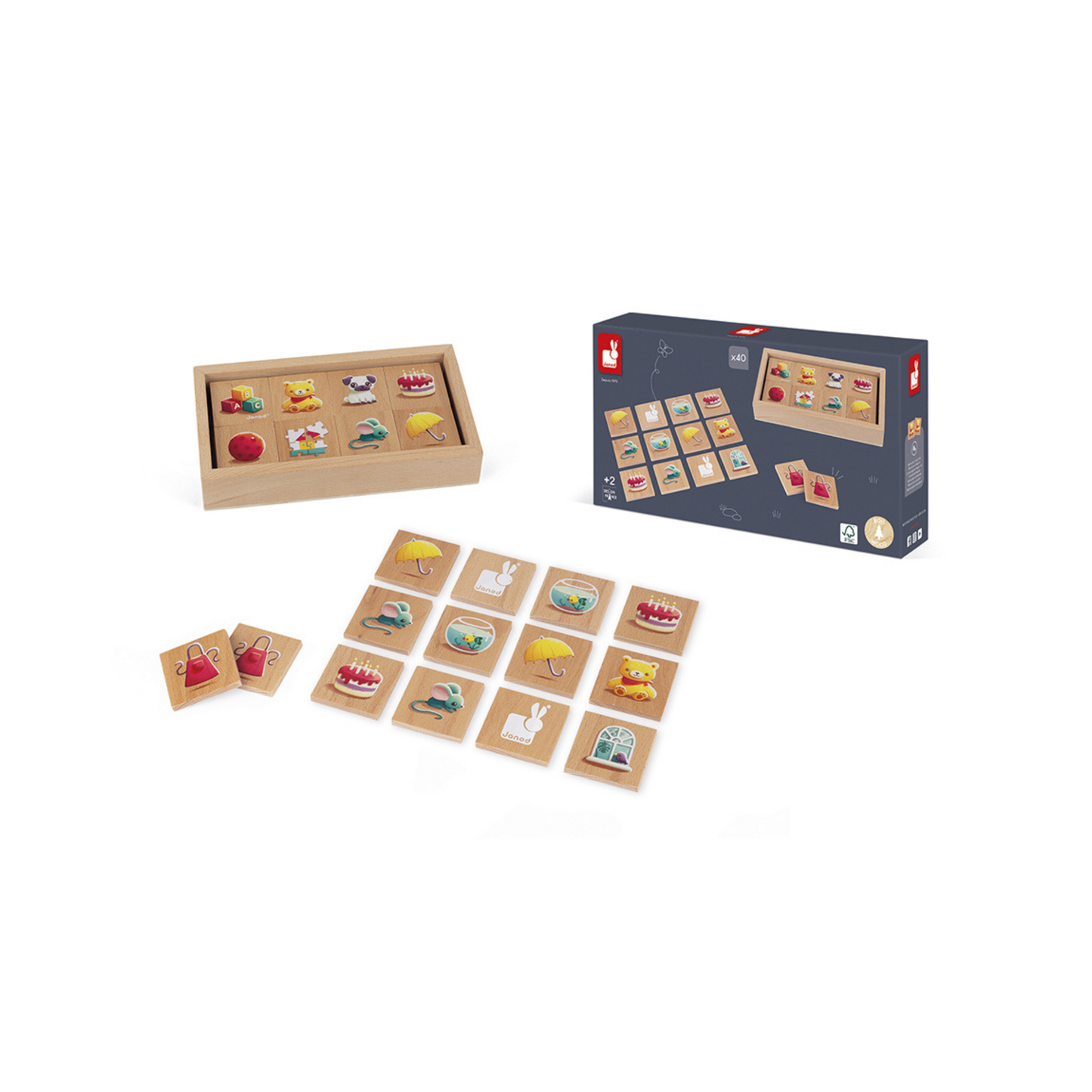 JUEGO DIDACTICO JANOD, MEMORIA PRIMERAS PALABRAS MOTS