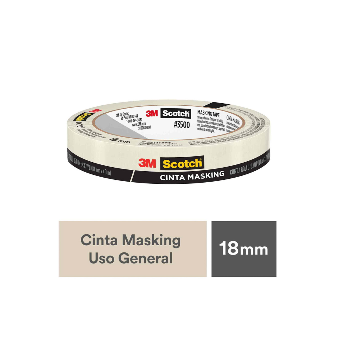 MASKING TAPE 3/4 40MT (18MM)