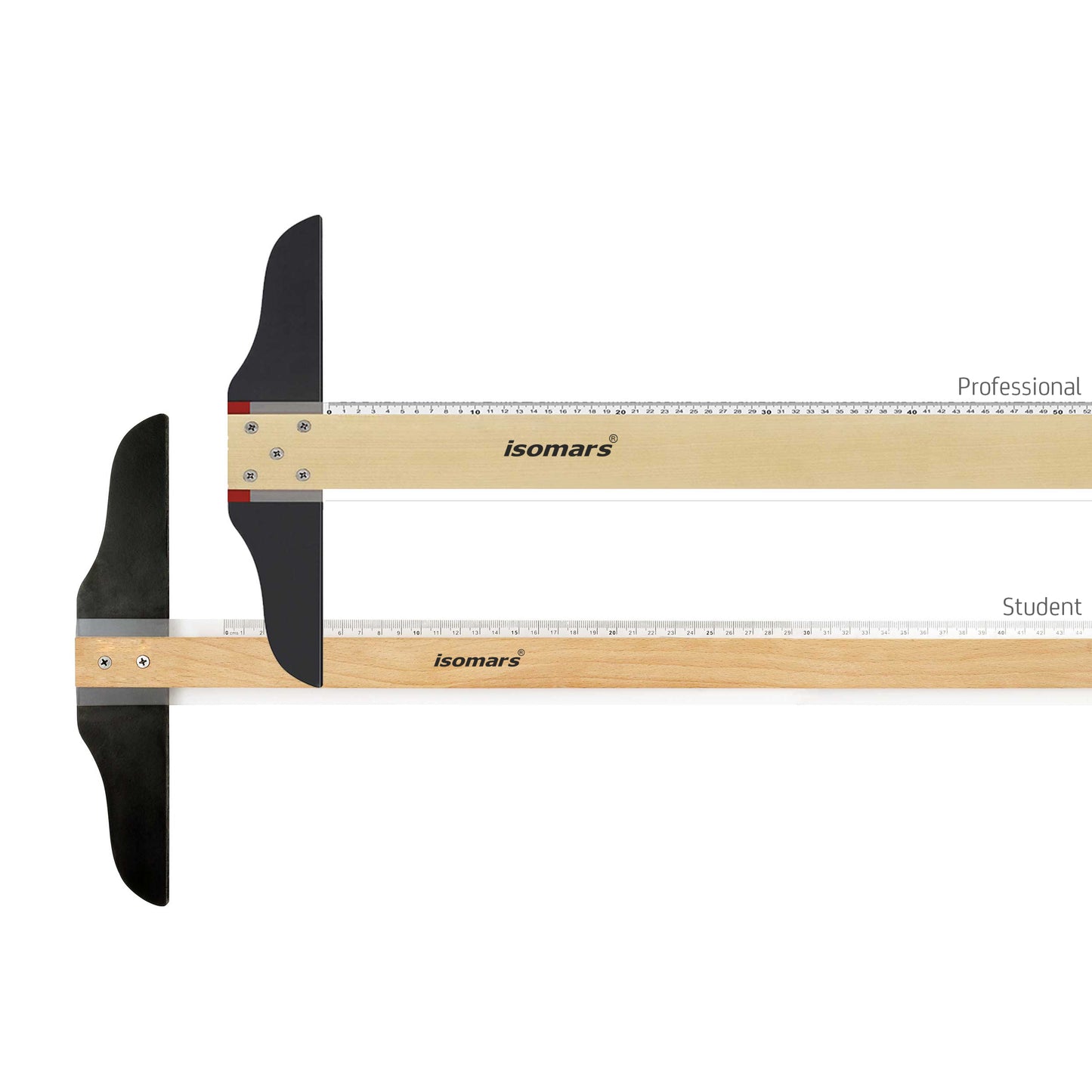REGLAS T FIJA PROFESIONAL 32"/80cm X 72 X 5mm