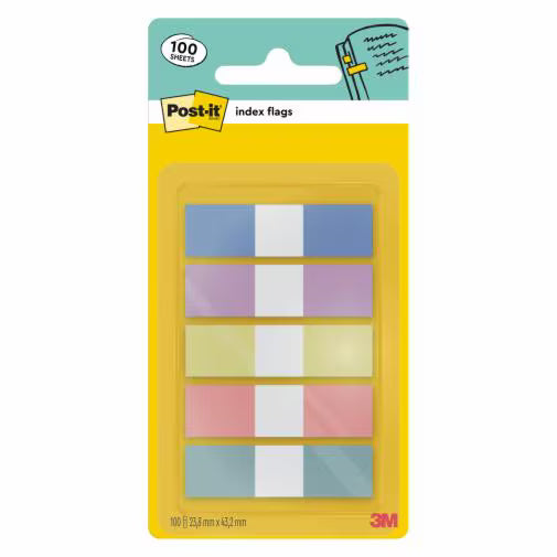 POST-IT BANDERITA (0.47 X 1.7) 5/1 SURTIDO PASTEL