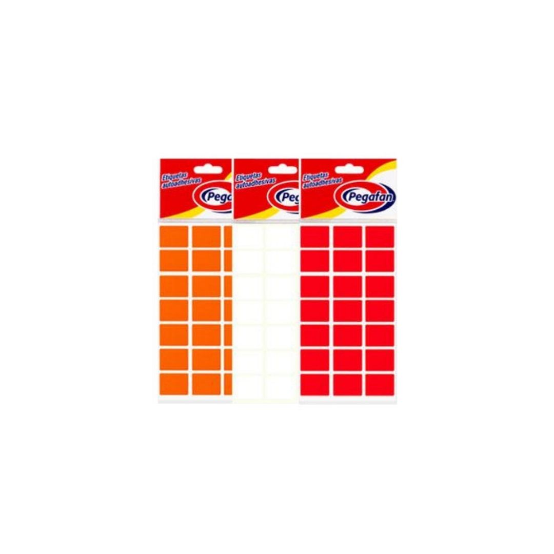 ETIQUETAS (1/2 X 3/4) 500/1 FLUO NARANJA(19x13mm)