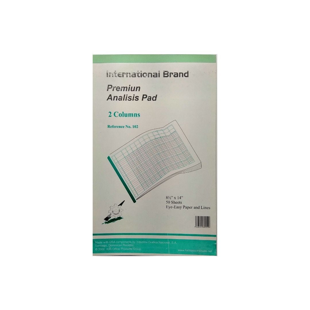 LIBRETAS COLUMNARES 2 COLUMNAS (8.5 X 14)