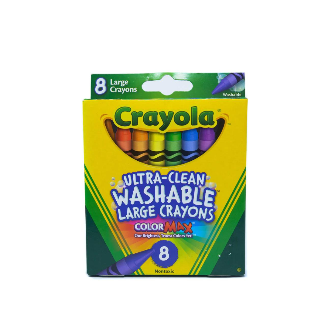 JUEGO CREYONES DE CERA 8/1 LAVABLE Crayola