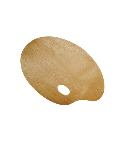 PALETA DE MADERA OVALADA (7.6 X 12)" SHAPE A