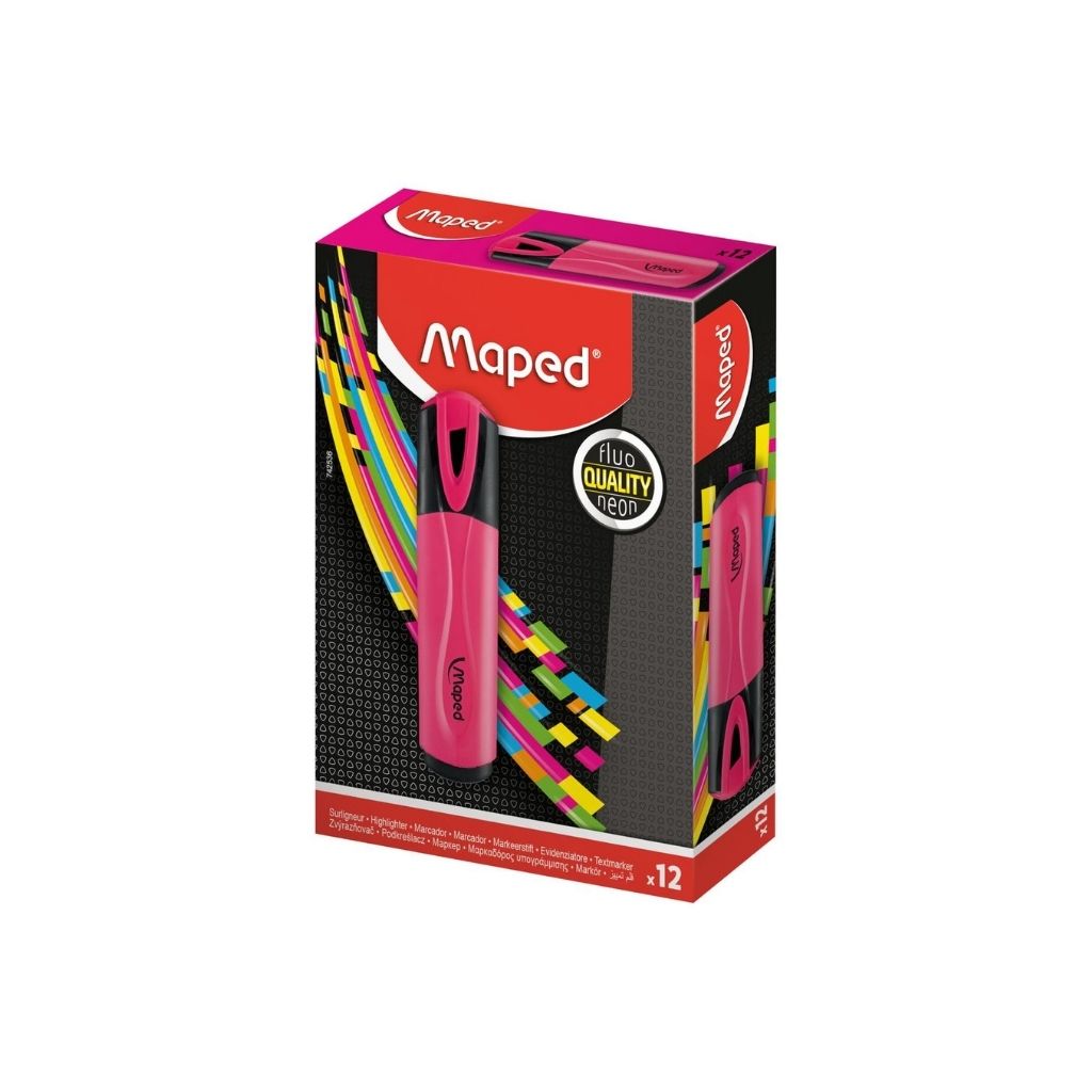 RESALTADOR FLUO PEPS ROSADO