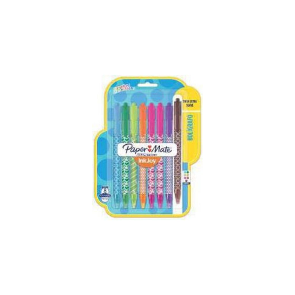 BOLIGRAFOS INKJOY 100 RT 8/1 SURTIDO fashion BLISTERS Duro