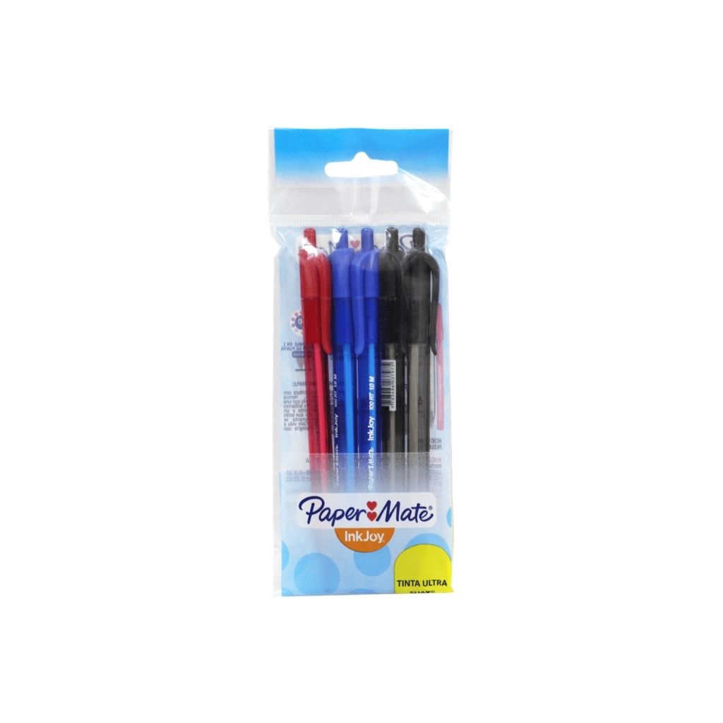 BOLIGRAFOS INKJOY 100 RT 5/1 SURTIDO CLASICO BL