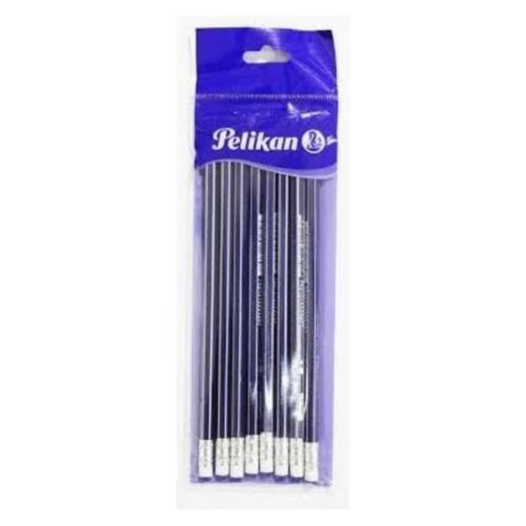LAPICES #2HB AZUL 8/1 blister (Pelikan)