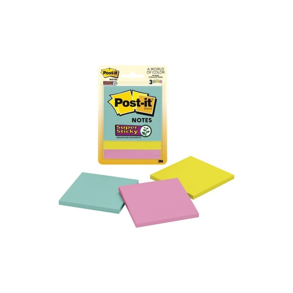 POST-IT (3 X 3) SUPER STICK 3/1 BL