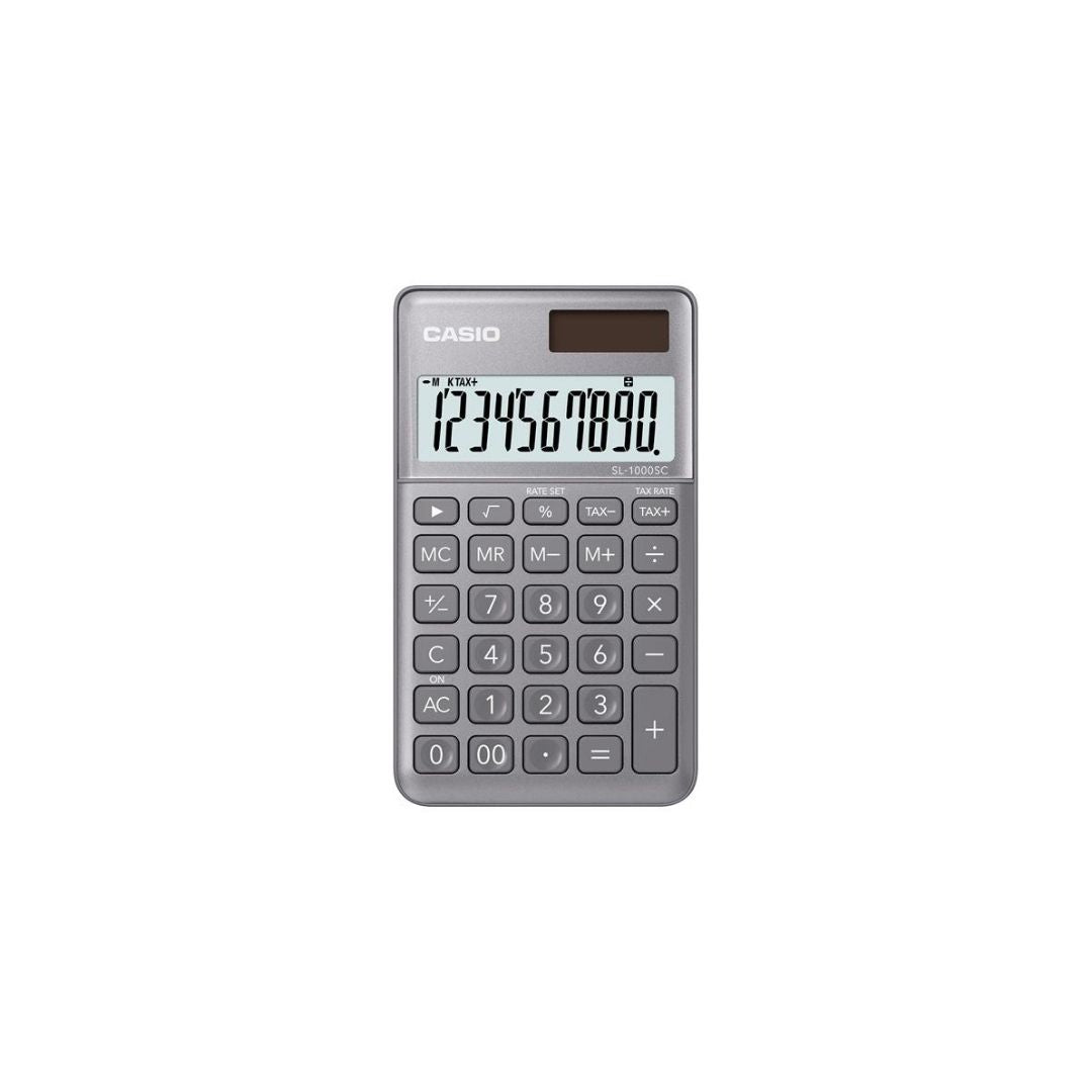 CALCULADORA DE MESA AZUL