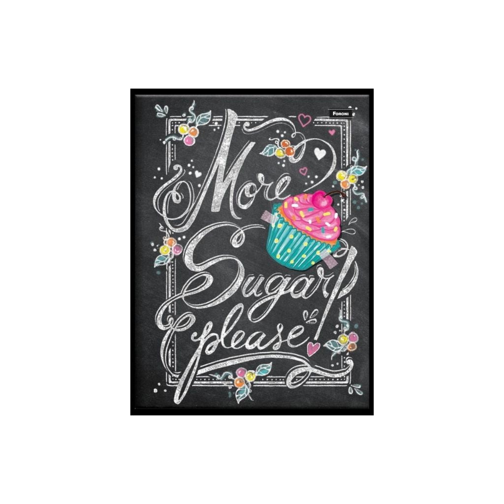 CUADERNO COSIDO 200 PAG. CUPCAKE