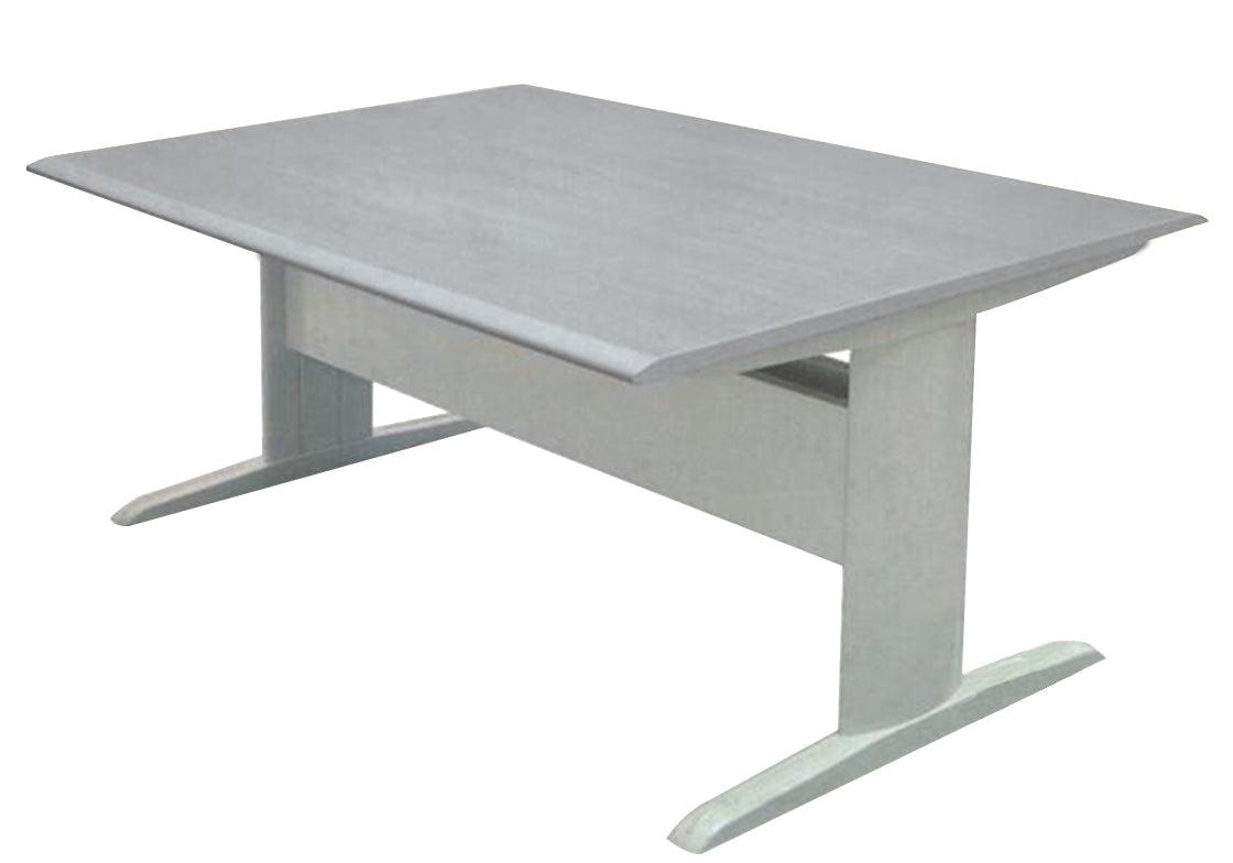 MESA P/REUNION INDIRA (37 X73) NEGRO C/TOPE MELAMINA