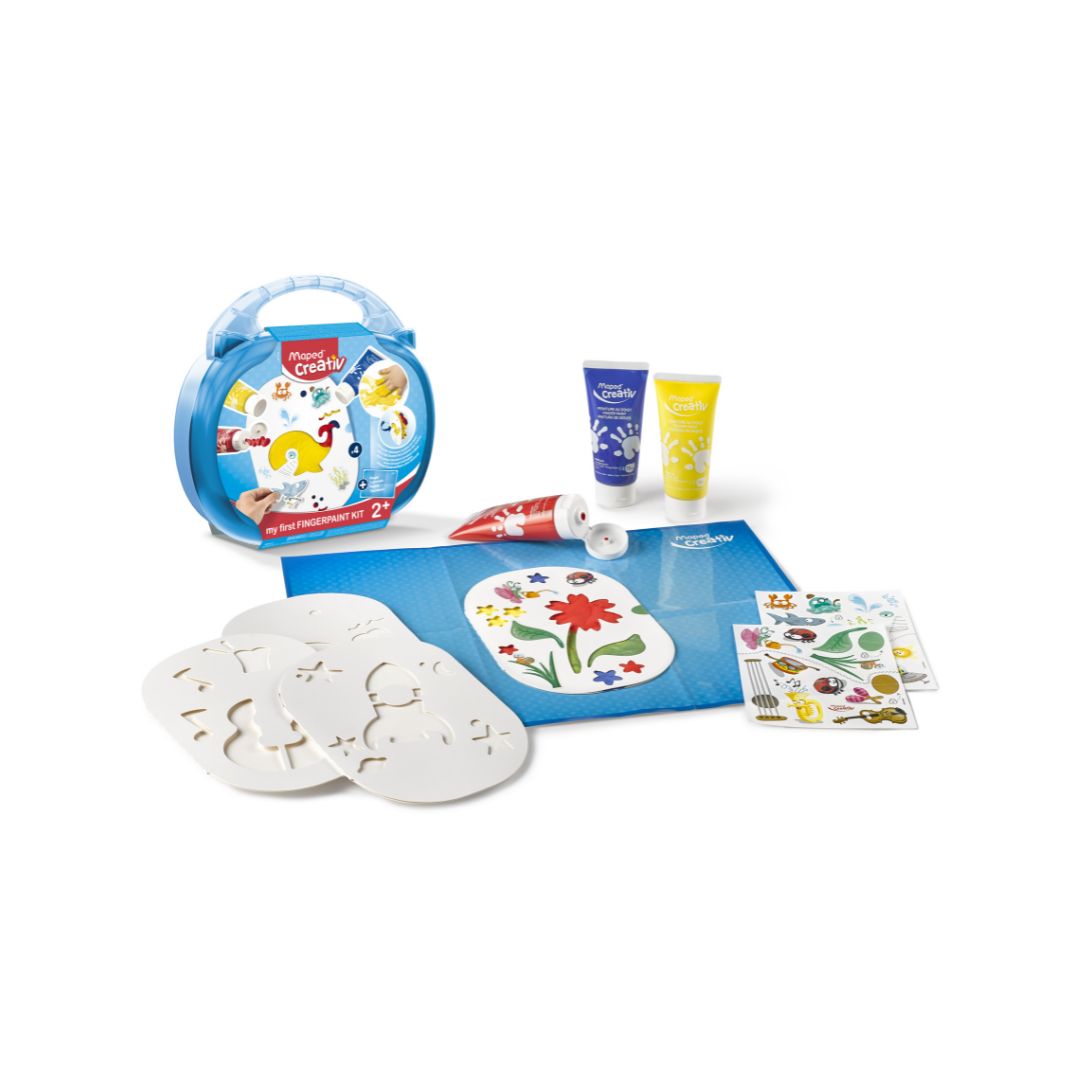 JUEGOS CREATIVOS, MI PRIMER FINGERPAINT KIT 2+