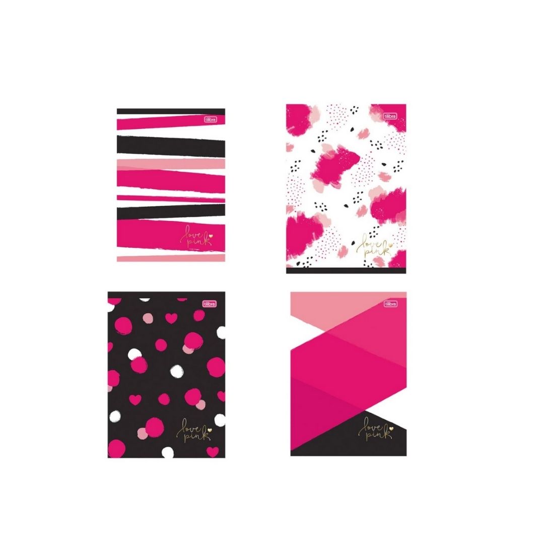 CUADERNO COSIDO 200 PAG. LOVE PINK