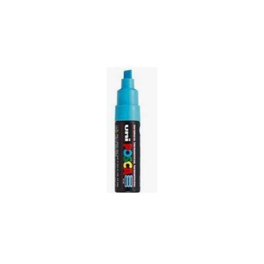 MARCADOR POSCA PUNTA ANCHA AZUL TURQUEZA