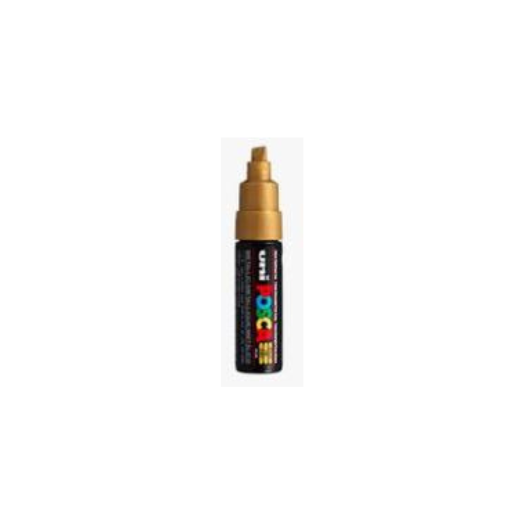 MARCADOR POSCA PUNTA ANCHA ORO