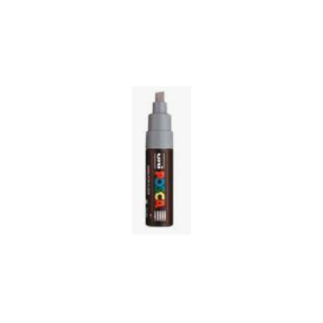 MARCADOR POSCA PUNTA ANCHA GRIS