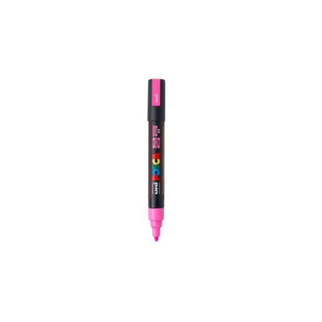 MARCADORES POSCA PTA. MED. T/BALA ROSADO FLUO