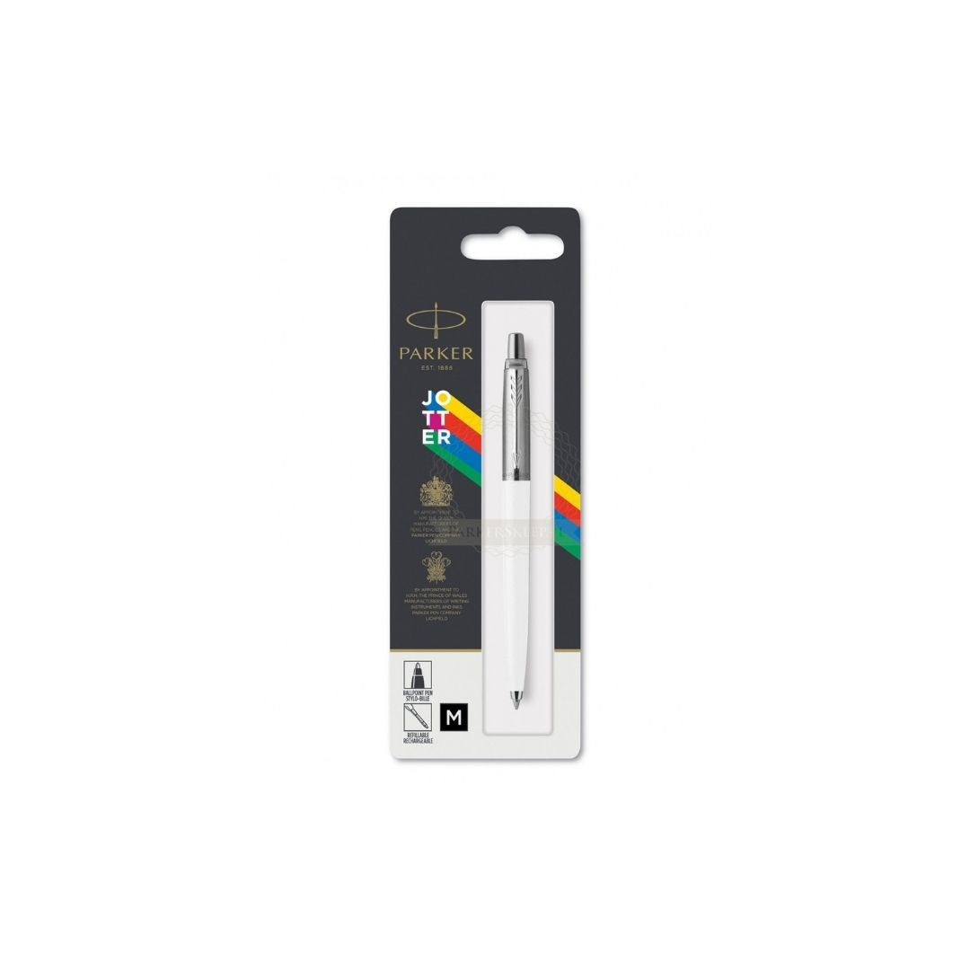 BOLIGRAFOS PARKER JOTTER WHITE 000C M.BLU BLISTER