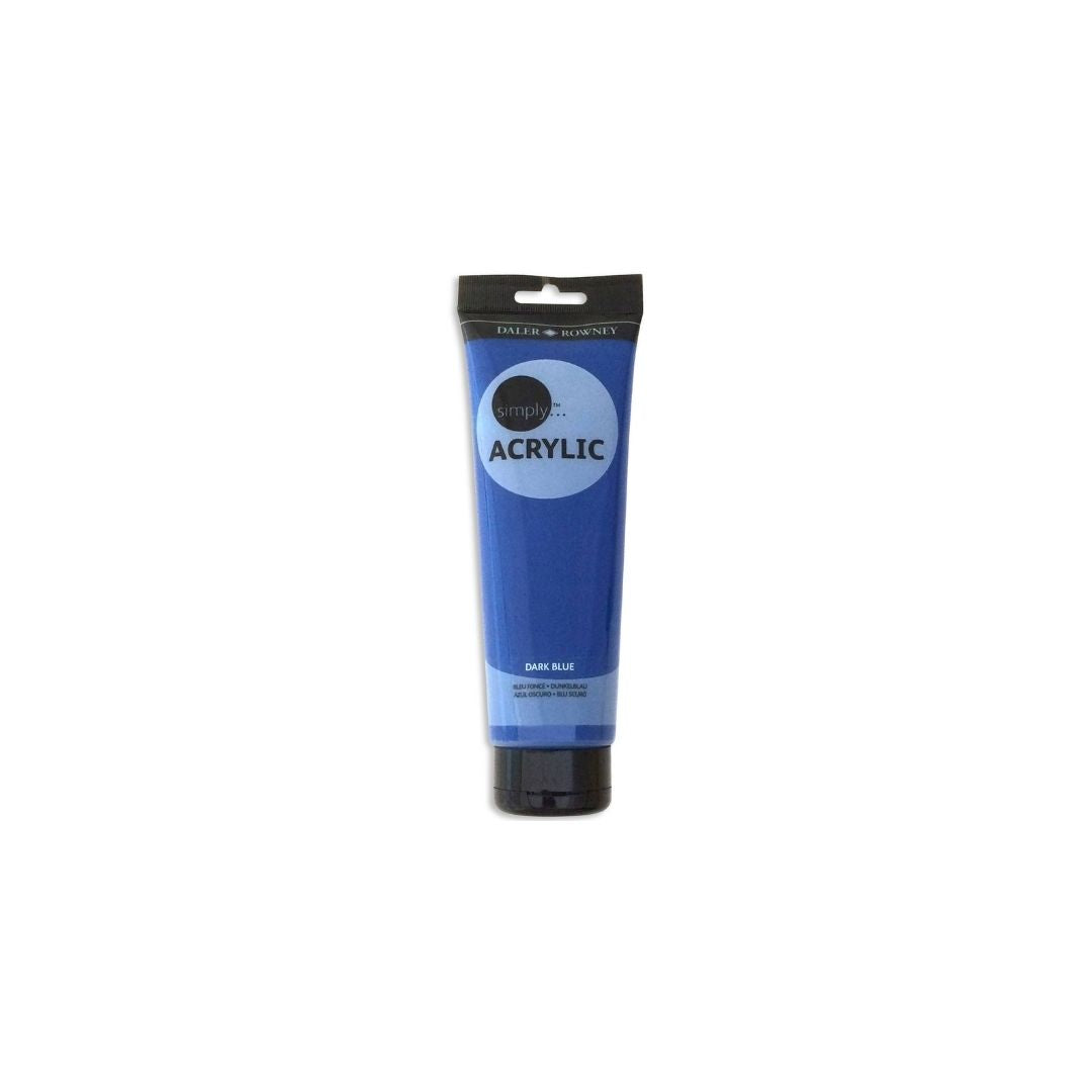 ACRILICA SIMPLY 250ML AZUL OSCURO