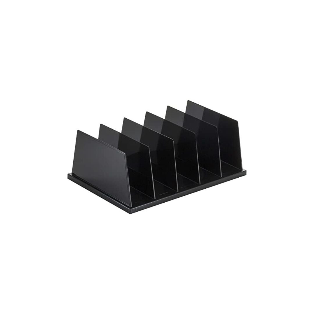 PORTAREVISTA PLASTICO P/ESCRITORIO NEGRO