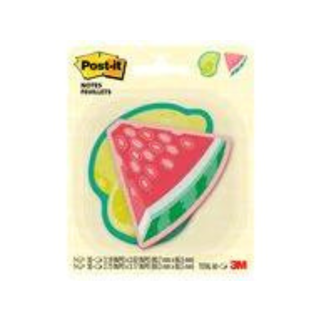 POST-IT (3 X 3) C/DISEÑOS FRUTAS 30H 2/1 BLISTER